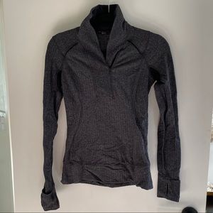 Lululemon Dark Grey Patterned Zip Jacket